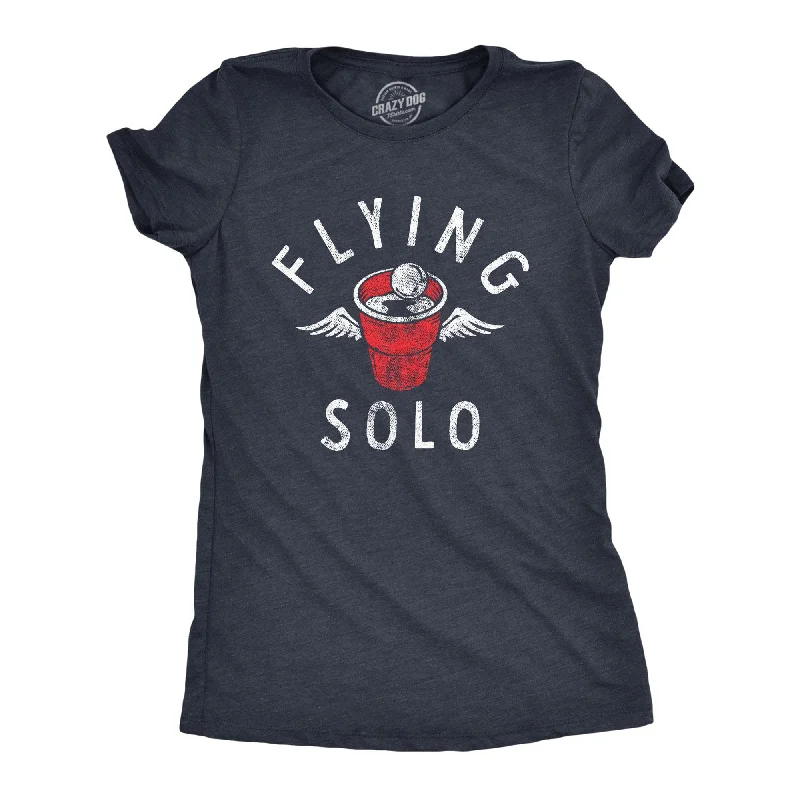 Organic Cotton Women T Shirt for Eco - Conscious WearersFlying Solo Women's T Shirt