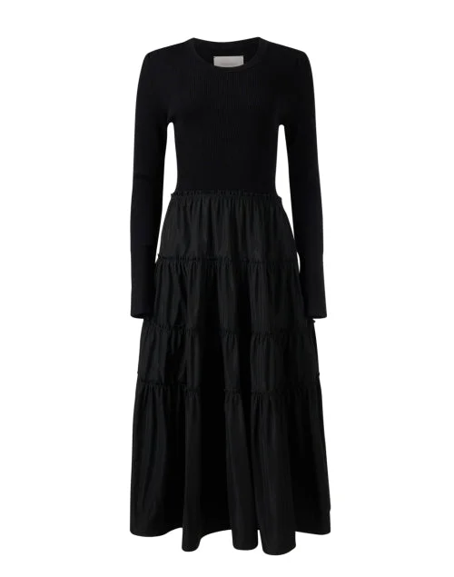 Shift Women Dress with a Simple and Classic Design for Everyday WearAva Black Dress