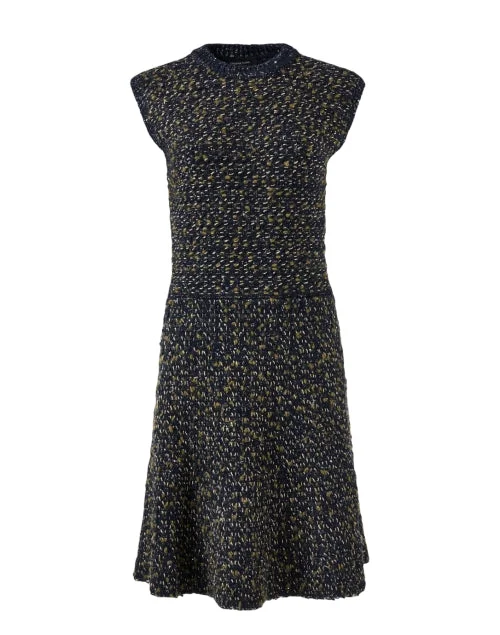 Ruffled Women Dress with Multiple Layers for a Playful and Girly StyleMulti Tweed Fit and Flare Dress