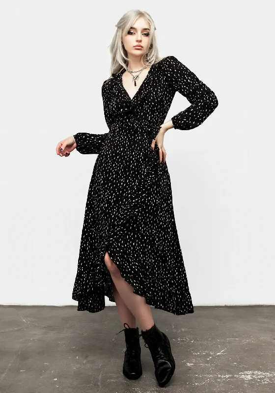 Long - Sleeve Women Dress in Velvet for a Luxurious Winter LookCARMEN MIDI DRESS