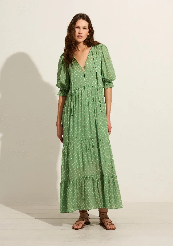 Pleated Women Dress with a Timeless and Elegant TextureJessa Maxi Dress