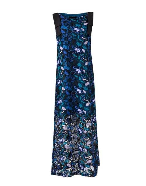 Little Black Women Dress with Sequins for a Glamorous Night OutMichelle Blue Multi Floral Lace Dress