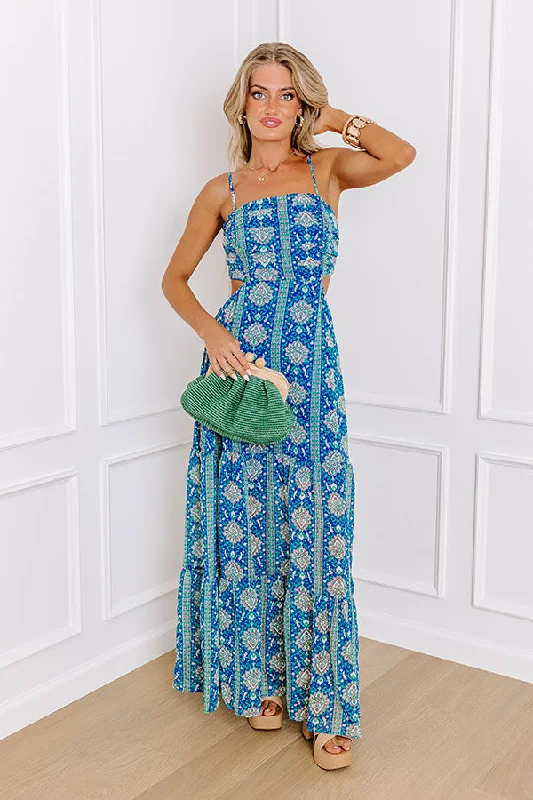 Wrap - Style Women Dress with Adjustable Fit for All Body TypesWildflower Wonder Chiffon Maxi Dress