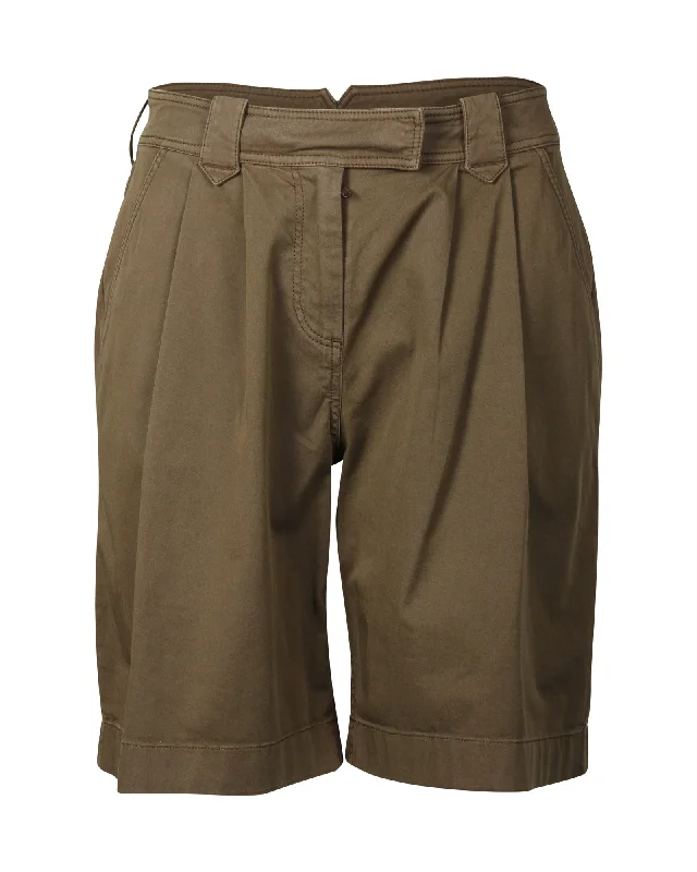 Embroidered Women Shorts with Intricate DesignsBurberry Brit Casual Shorts in Brown Organic Cotton