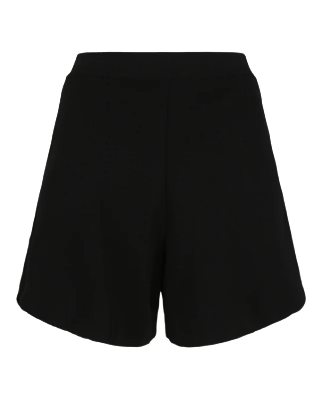 Elastic Waist Women Shorts for Easy Wear and ComfortCompact Knit Shorts