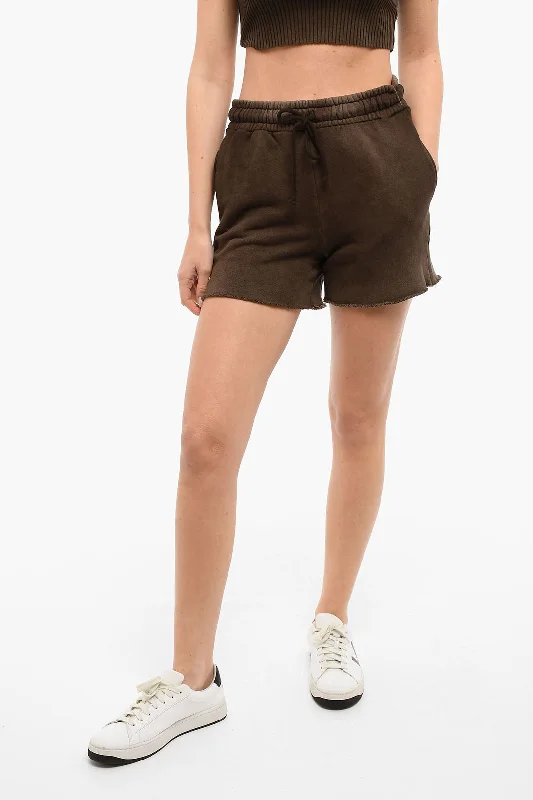 Tie - Waist Women Shorts for a Customizable FitCotton Citizen Frayed Shorts with Drawstring