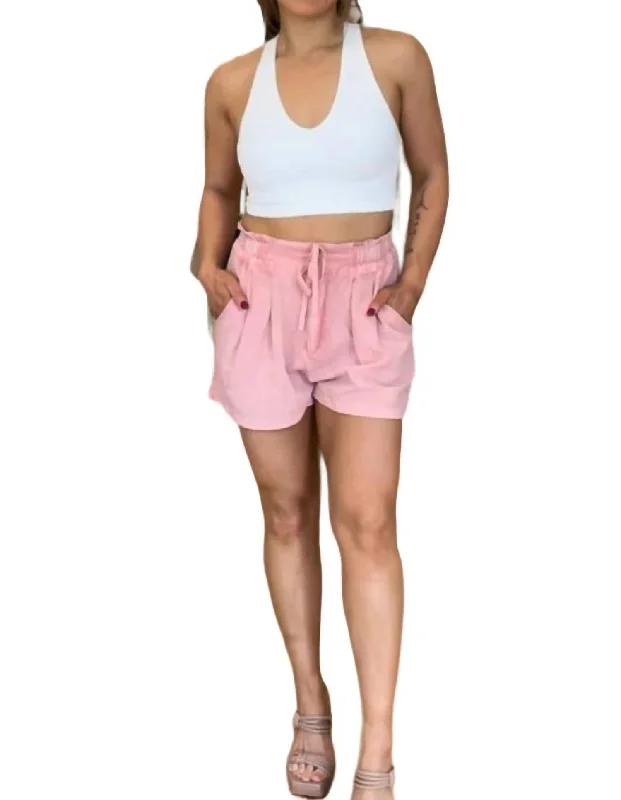 Jeanette Women Shorts with a Soft and Comfortable FeelMaking Your Way Short In Pink