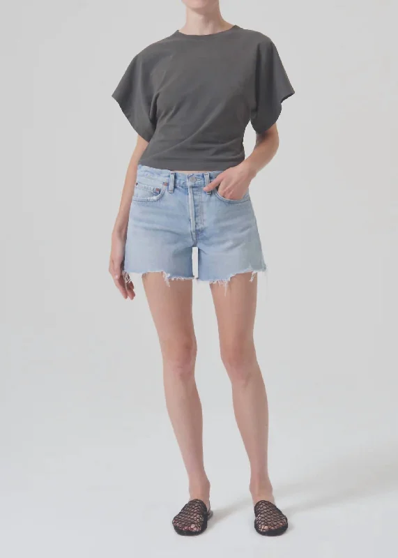 Cuffed Women Shorts for a Laid - Back and Trendy LookParker Long Short In Agreement