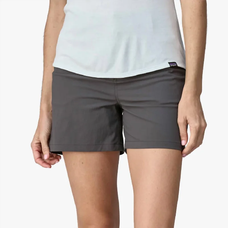 Plus Size Women Shorts with a Comfortable and Stylish FitQuandary Short In Forge Grey