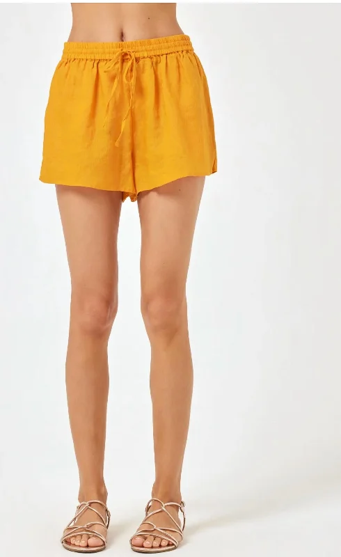 Ruffled Hem Women Shorts to Add a Feminine TouchRio Short In Tamarind