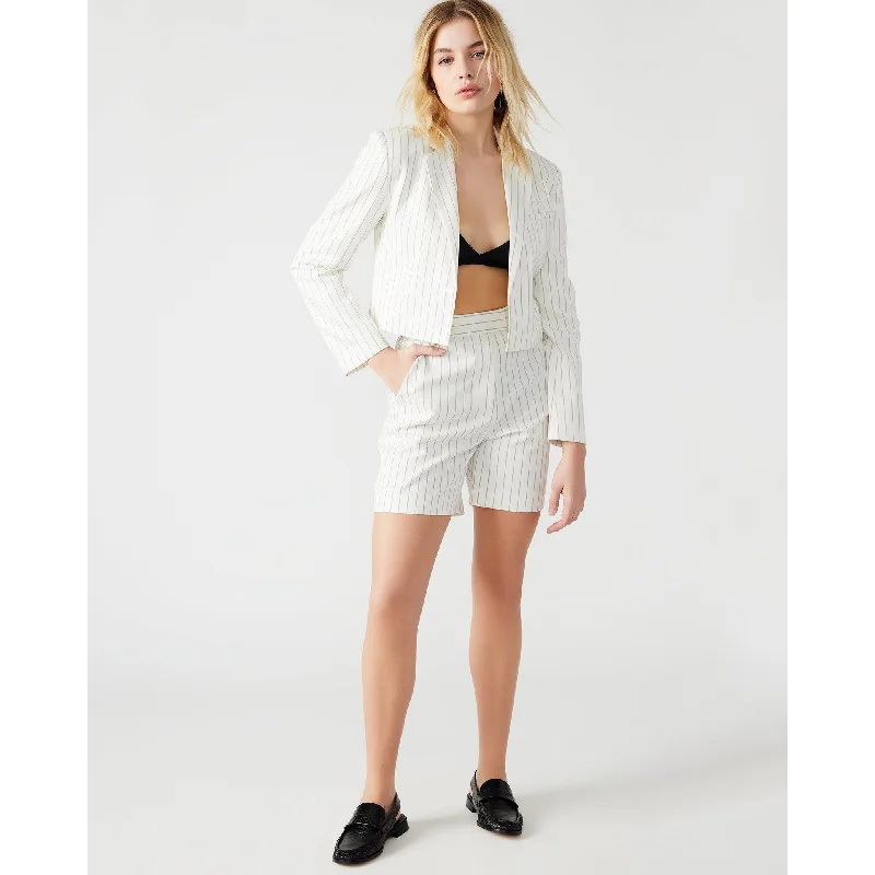 High - Waisted Women Shorts for a Retro and Flattering LookRubina Shorts White/black