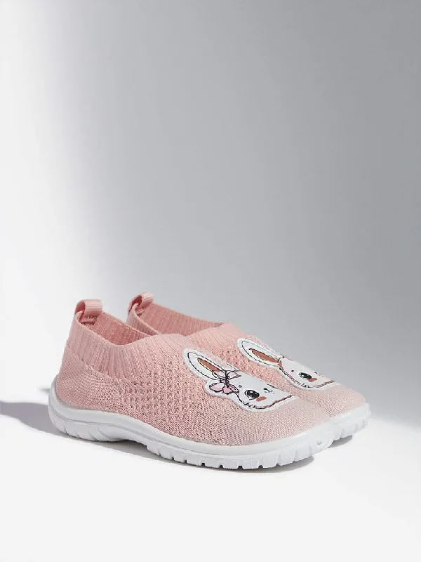 Leather Look Women Shorts for an Edgy and Chic StyleYellow Coral Bunny Applique Knitted Shoes