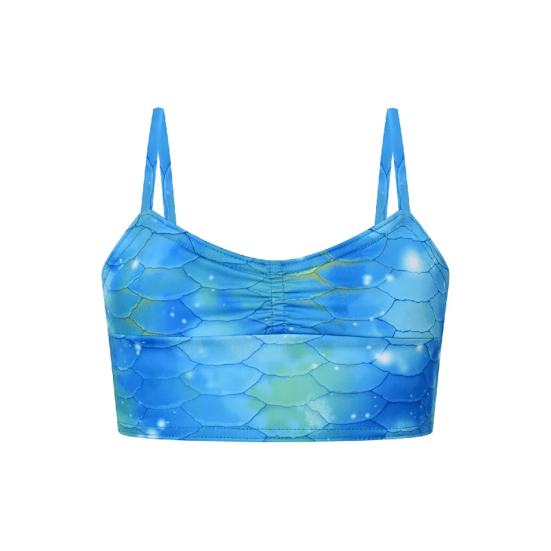 Push - up women swimwear to enhance the bust for a more confident beach lookMystic Splash Mermaid Bikini